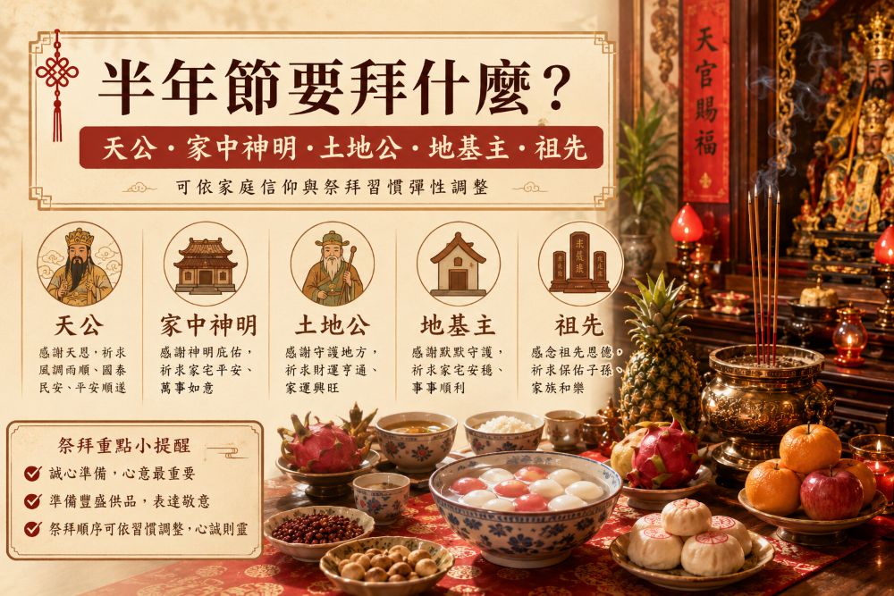 半年節拜什麼