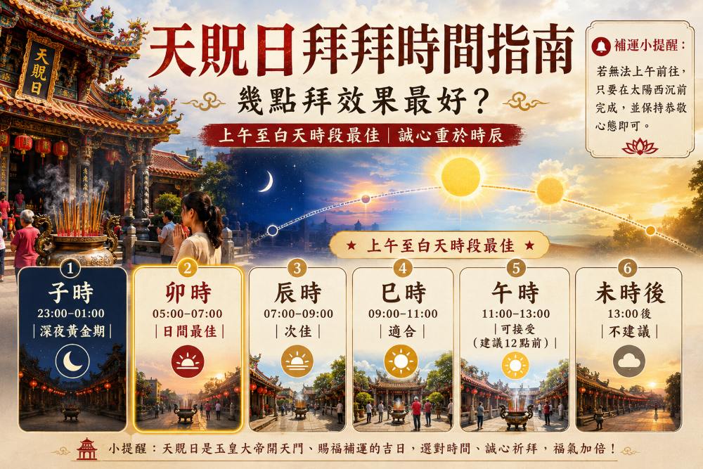 天貺日拜拜時間說明
